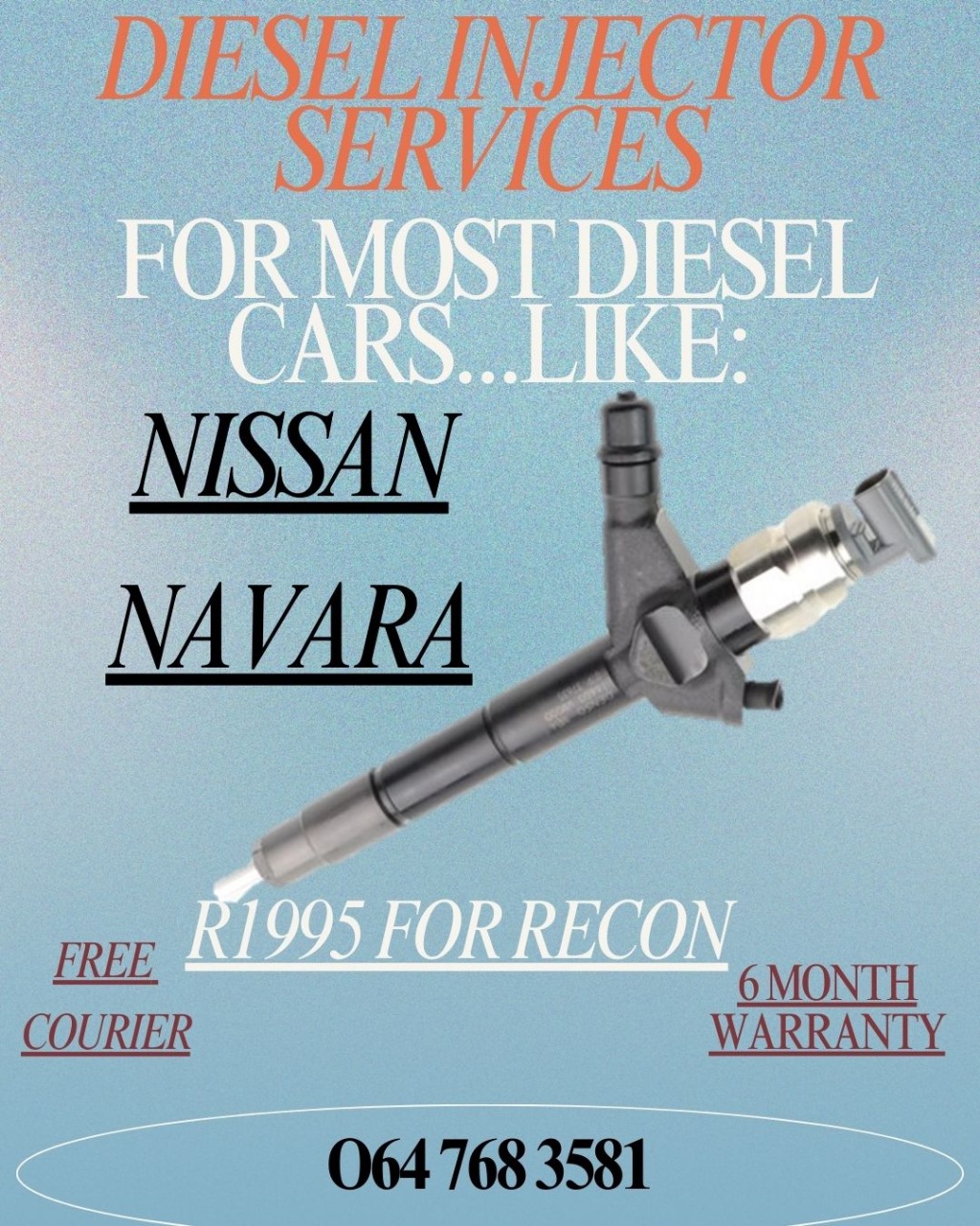 Diesel injector services