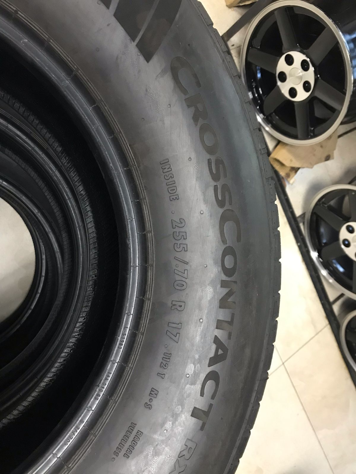 255/70R17 continental cross contact set of tyres - Private Seller 255/70R17 continental cross contact set of tyres - Private Seller