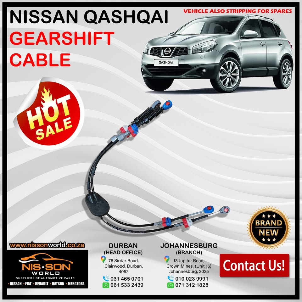 NISSAN QASHQAI GEARSHIFT CABLE - Private Seller