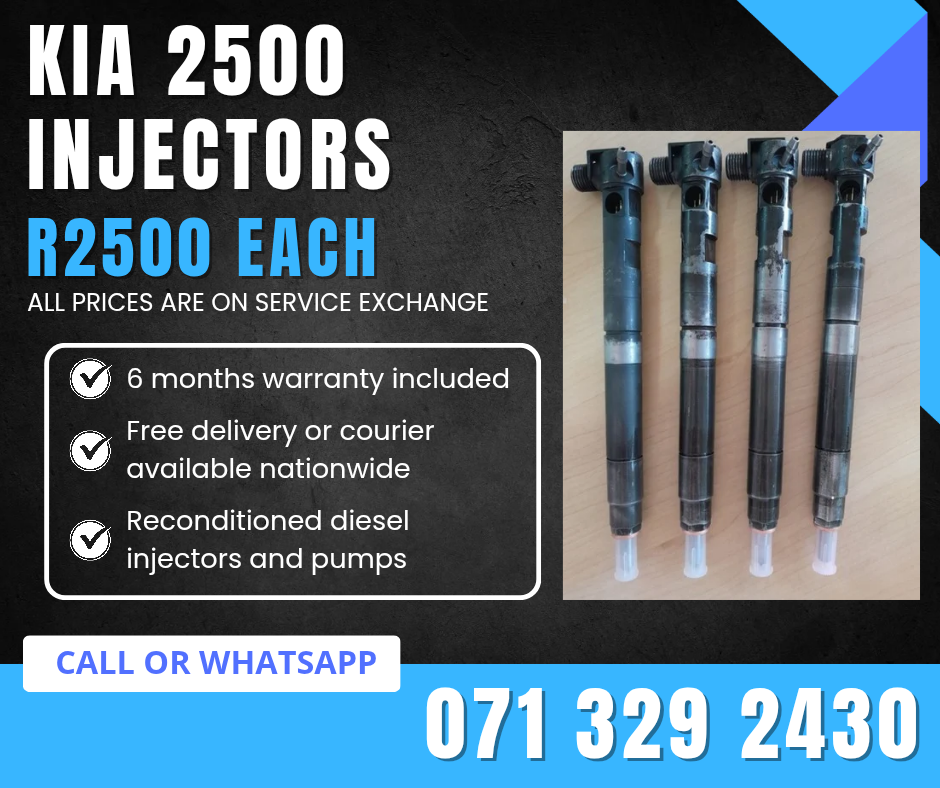 KIA 2500 INJECTORS FOR SALE WITH WARRANTY INCLUDED - Private Seller KIA 2500 INJECTORS FOR SALE WITH WARRANTY INCLUDED - Private Seller