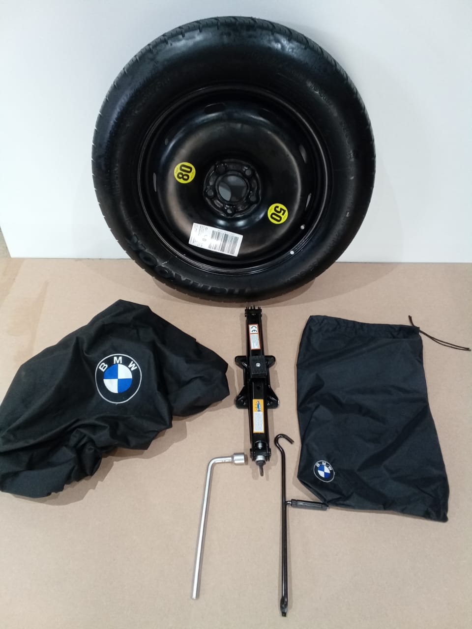 BMW 5 series G30 New 17 inch Space Saver Spare Wheel with Jack Set - Private Seller BMW 5 series G30 New 17 inch Space Saver Spare Wheel with Jack Set - Private Seller