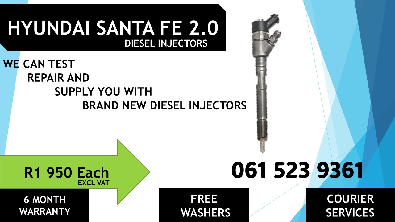 DIESEL INJECTORS FOR HYUNDAI SANTA FE 2.0 FOR SALE - Private Seller DIESEL INJECTORS FOR HYUNDAI SANTA FE 2.0 FOR SALE - Private Seller