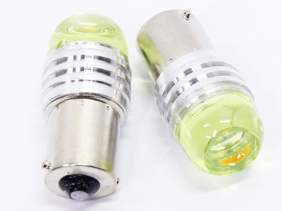 Single Contact 3LED Flashing Strobe Bulb (Yellow)