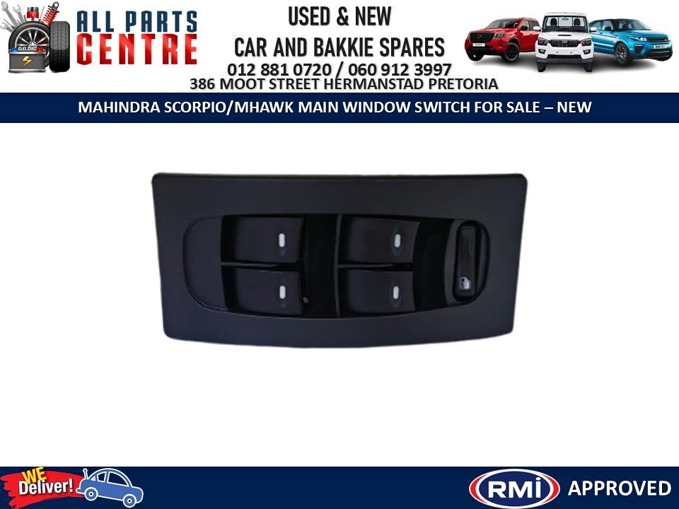 Mahindra Scorpio/Mhawk main window switch for sale – New - Private Seller Mahindra Scorpio/Mhawk main window switch for sale – New - Private Seller