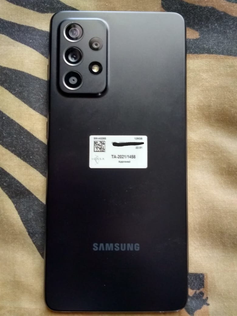 Samsung Galaxy A52s 5G Awesome Black (Single Sim)