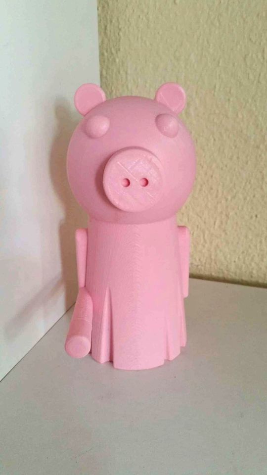 18cm Minecraft / Roblox Pig Figurine