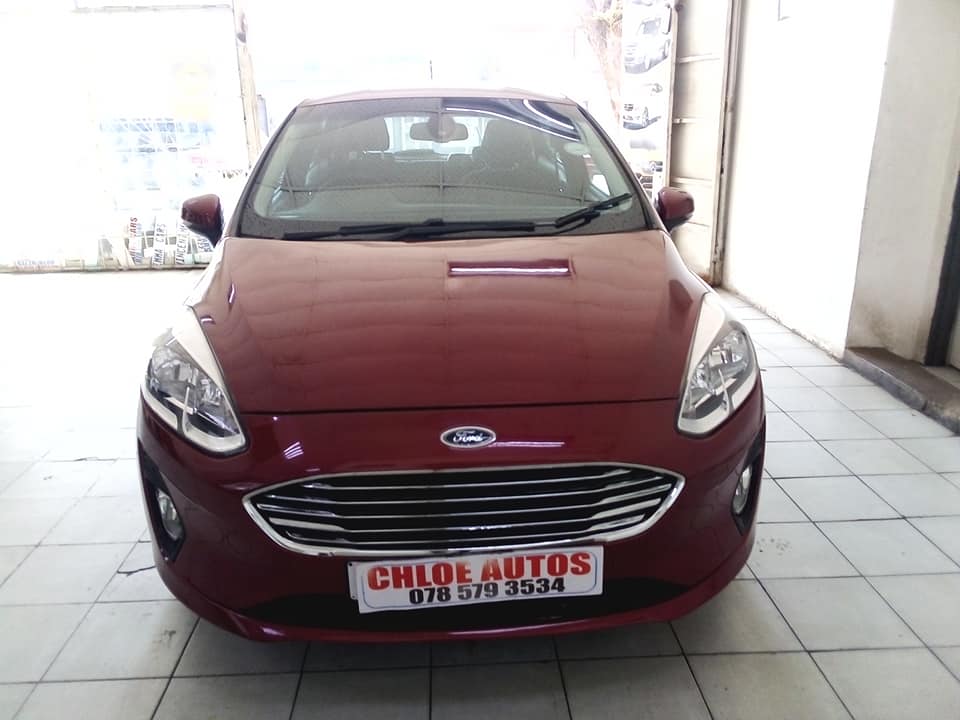 2018 FORD FIESTA ECOBOOST 1.0 MANUAL  PETROL SERVICE BOOK MAROON 60.000KM