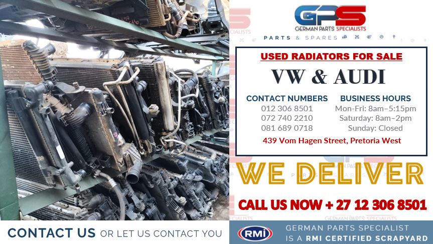 USED VW & AUDI RADIATORS FOR SALE - Private Seller USED VW & AUDI RADIATORS FOR SALE - Private Seller