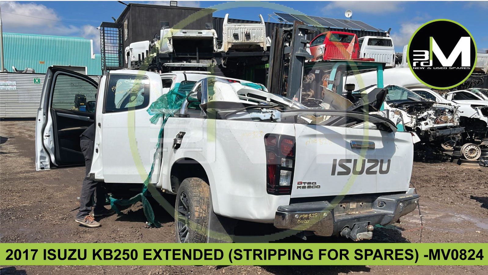 2017 ISUZU KB250 EXTENDED CAB (STRIPPING FOR PARTS) MV0824 - Private Seller 2017 ISUZU KB250 EXTENDED CAB (STRIPPING FOR PARTS) MV0824 - Private Seller