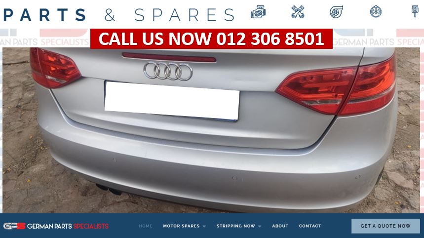 AUDI A3 CONVERTIBLE USED REAR BUMPER FOR SALE - Private Seller AUDI A3 CONVERTIBLE USED REAR BUMPER FOR SALE - Private Seller