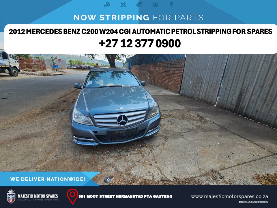 Mercedes 2012 C200 cgi salvaged car spares and parts for sale Metallic - Private Seller Mercedes 2012 C200 cgi salvaged car spares and parts for sale Metallic - Private Seller