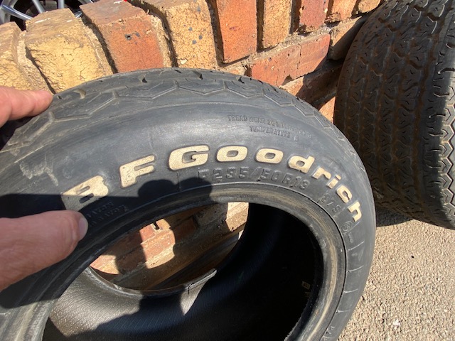 Tyres BF Goodrich 235x50x13 good condition.