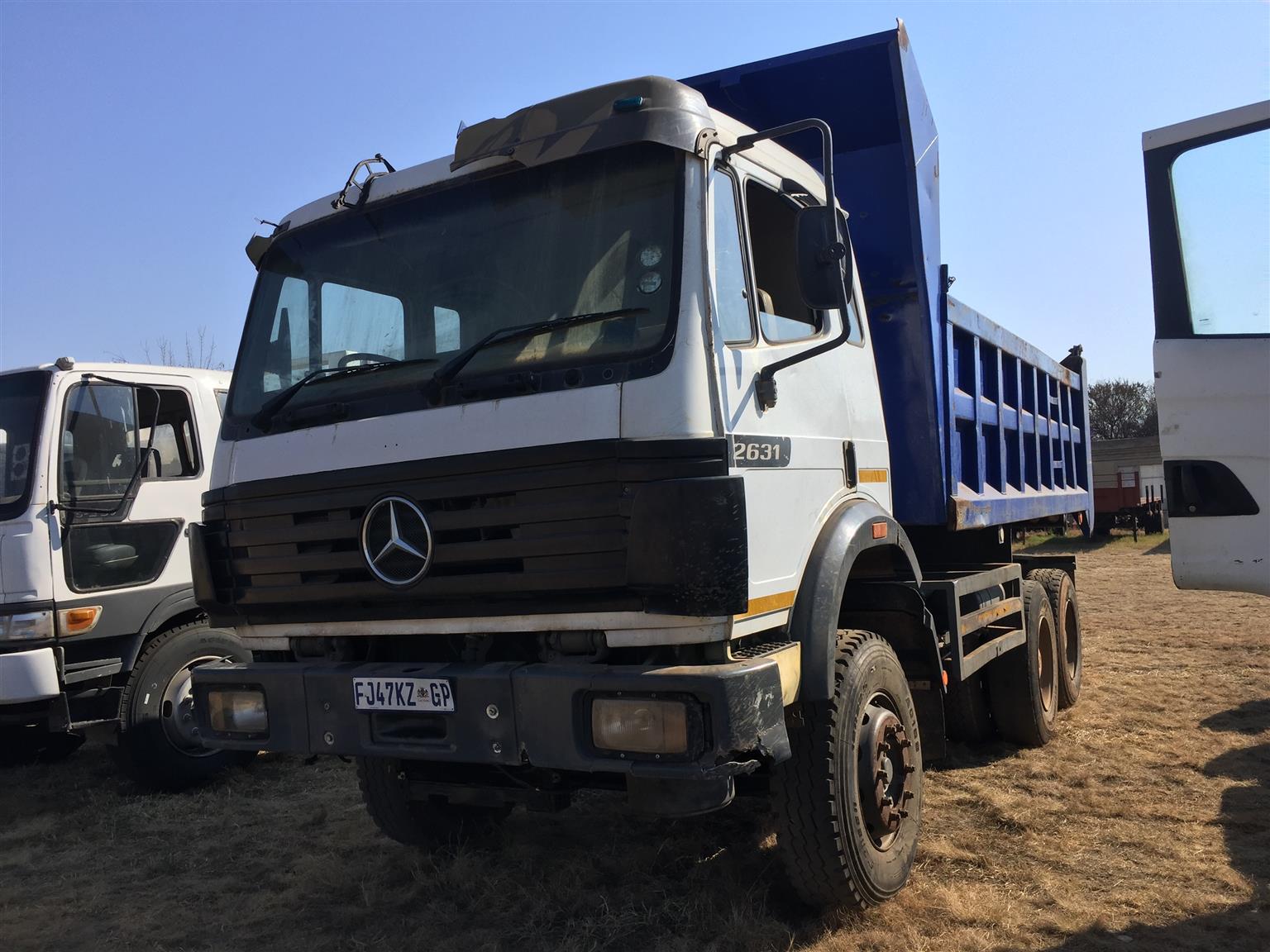 MERCEDES BENZ 2631 , 10CUBE TIPPER TRUCK