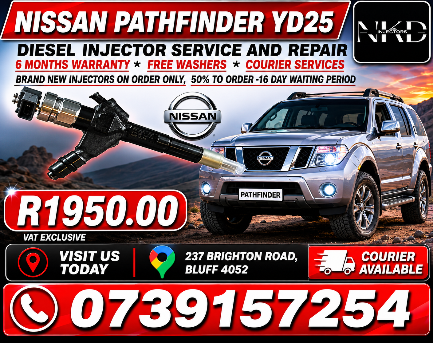 Nissan_Pathfinder_YD25_Diesel_Injectors_On_Recondition - Private Seller Nissan_Pathfinder_YD25_Diesel_Injectors_On_Recondition - Private Seller