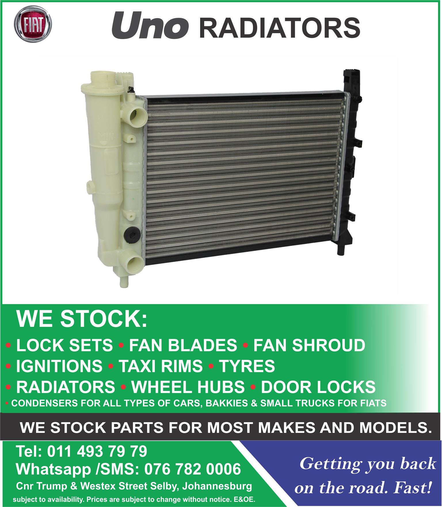 Fiat uno store radiator