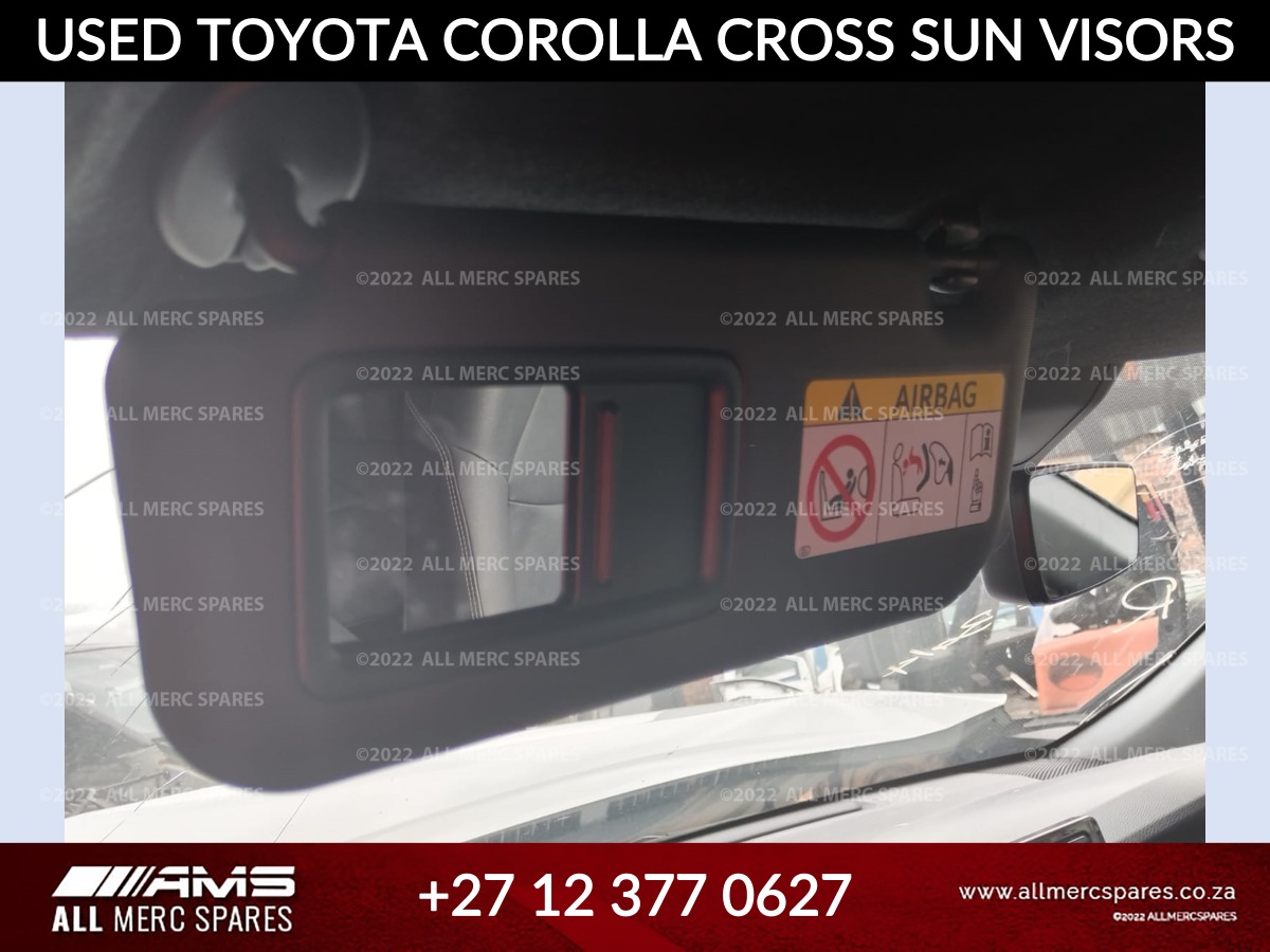 Used Toyota Corolla Cross Sun Visors for Sale - Private Seller Used Toyota Corolla Cross Sun Visors for Sale - Private Seller