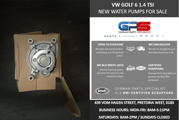 VW GOLF 6 1.4 TSI NEW WATER PUMPS FOR SALE - Private Seller VW GOLF 6 1.4 TSI NEW WATER PUMPS FOR SALE - Private Seller