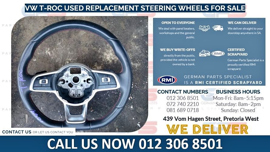 VW T-ROC USED REPLACEMENT STEERING WHEELS FOR SALE - Private Seller VW T-ROC USED REPLACEMENT STEERING WHEELS FOR SALE - Private Seller