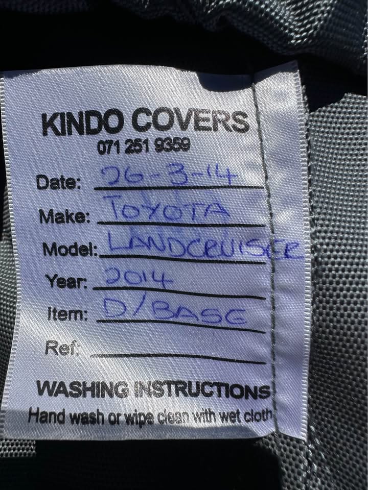 Kindo Seat covers for 2014 Land Cruiser 79 SCab - Private Seller