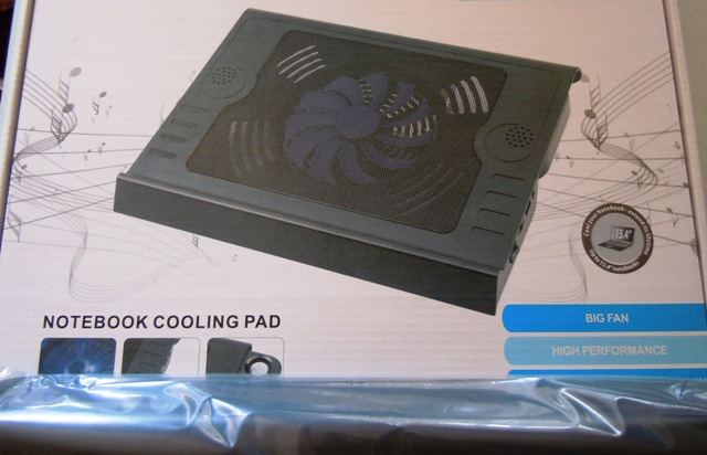 Laptop Cooling Fan with Audio Speakers