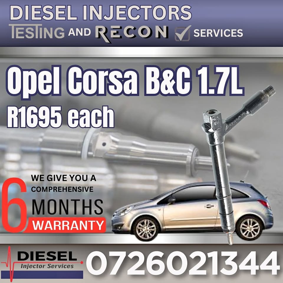 Opel Corsa 1.7L diesel injectors for sale - Private Seller
