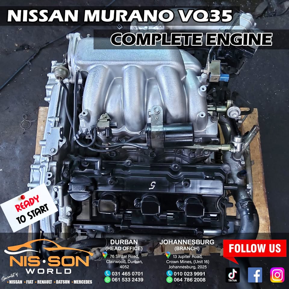 NISSAN MURANO VQ35 COMPLETE ENGINE