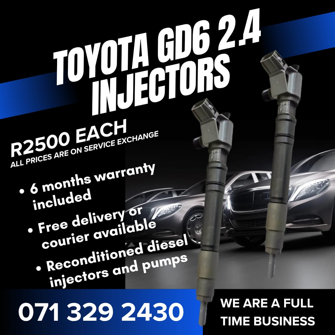 TOYOTA GD6 2.4 INJECTORS FOR SALE WITH WARRANTY - Private Seller TOYOTA GD6 2.4 INJECTORS FOR SALE WITH WARRANTY - Private Seller