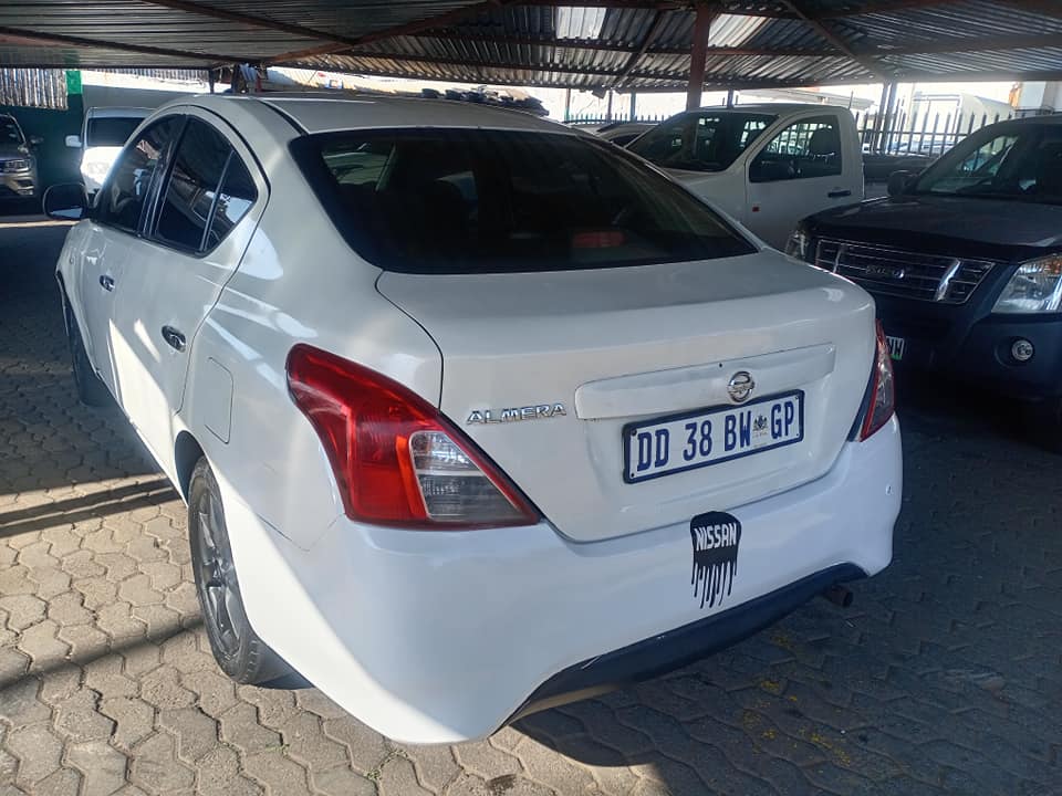 2014 Nissan Almera 1.5 Manual White Petrol
