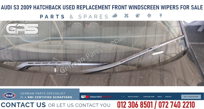 Audi S3 2009 Hatchback Used Replacement Front Windscreen Wipers for sale - Private Seller Audi S3 2009 Hatchback Used Replacement Front Windscreen Wipers for sale - Private Seller