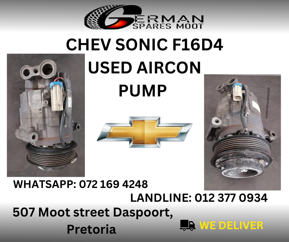 Chev Sonic F16D4 Used Aircon pump - Private Seller