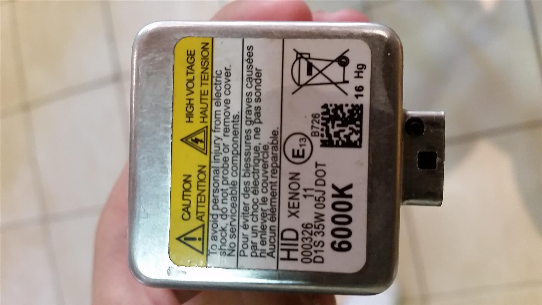 Xenon HID D1S 35W bulb for headlight
