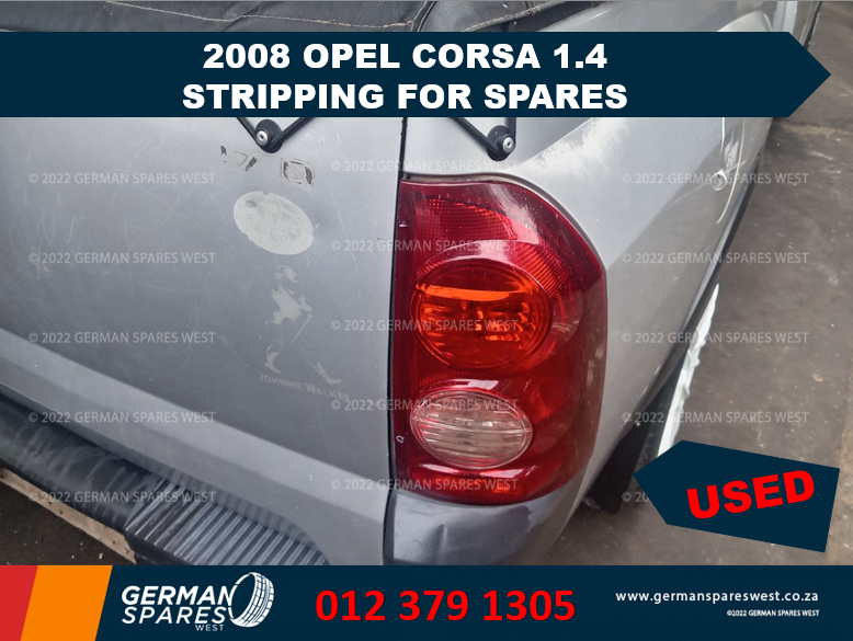2008 OPEL CORSA GAMMA 1.4 STRIPPING FOR SPARES - Private Seller 2008 OPEL CORSA GAMMA 1.4 STRIPPING FOR SPARES - Private Seller