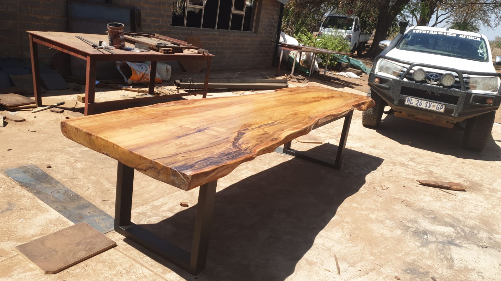 3.5m  tafel dik blad  R16000