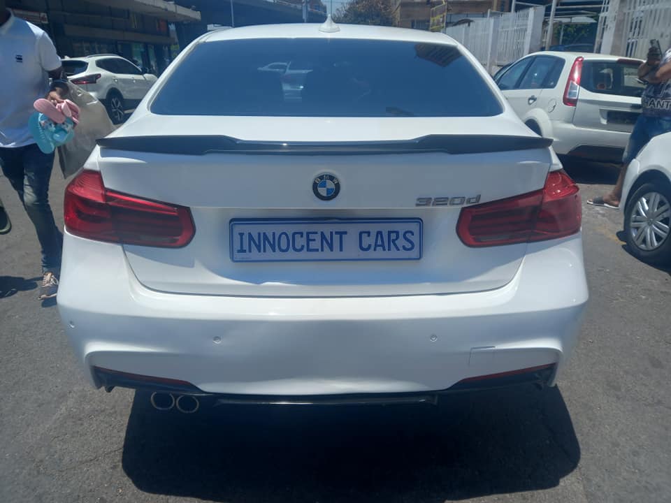 2016 BMW 320d DIESEL, AUTOMATIC TRANSMISSION, WHITE COLOUR, 95000KM, PRICE R230,000