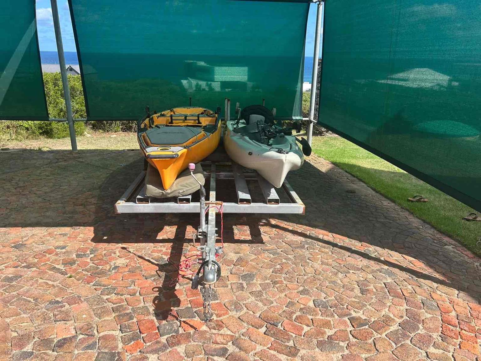 Hobie Kayak and trailer