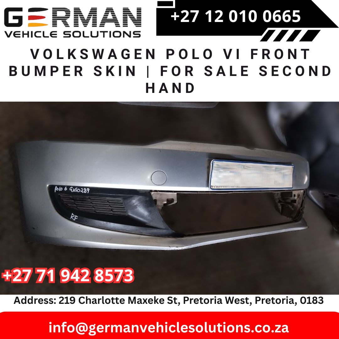 Volkswagen Polo VI Front Bumper Skin – Used - Private Seller Volkswagen Polo VI Front Bumper Skin – Used - Private Seller