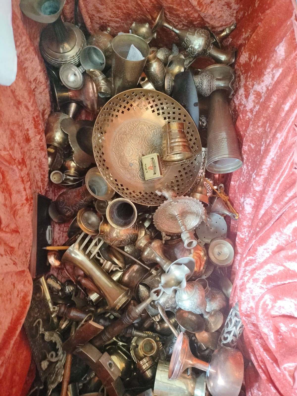 Brass and copper ornaments