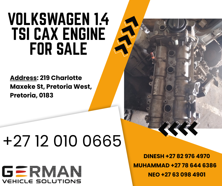 cax 1.4 Volkswagen tsi engine for sale used - Private Seller cax 1.4 Volkswagen tsi engine for sale used - Private Seller
