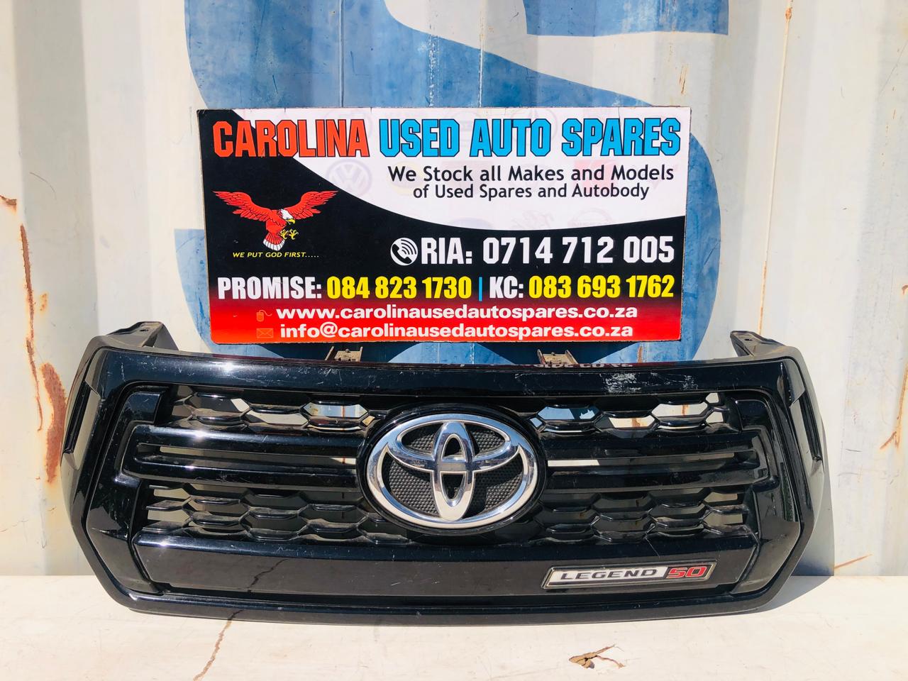 Toyota Hilux Legend 50 black radiator grill (badge) - Private Seller Toyota Hilux Legend 50 black radiator grill (badge) - Private Seller
