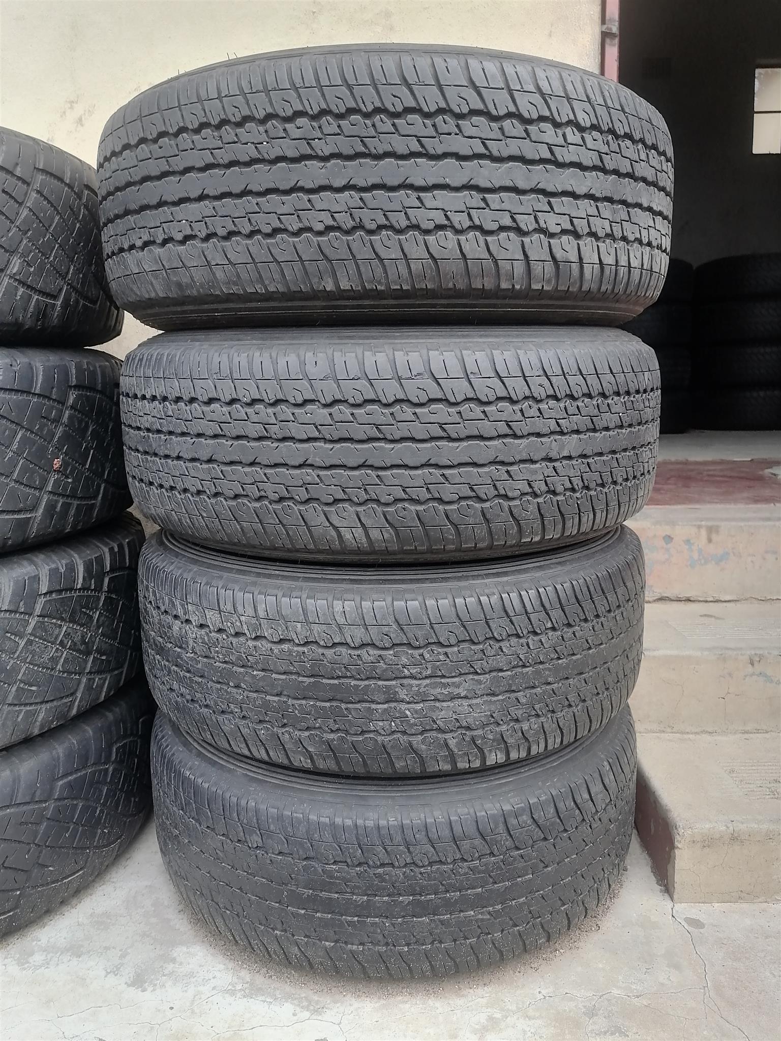 Toyota Hilux 17 Mag Rims (WITH USED TYRES)