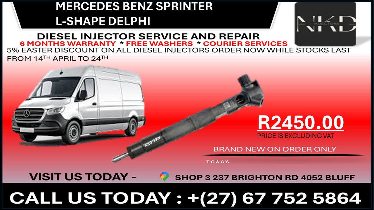 Mercedes Sprinter L-Shape Diesel Injectors on recondition - Private Seller Mercedes Sprinter L-Shape Diesel Injectors on recondition - Private Seller