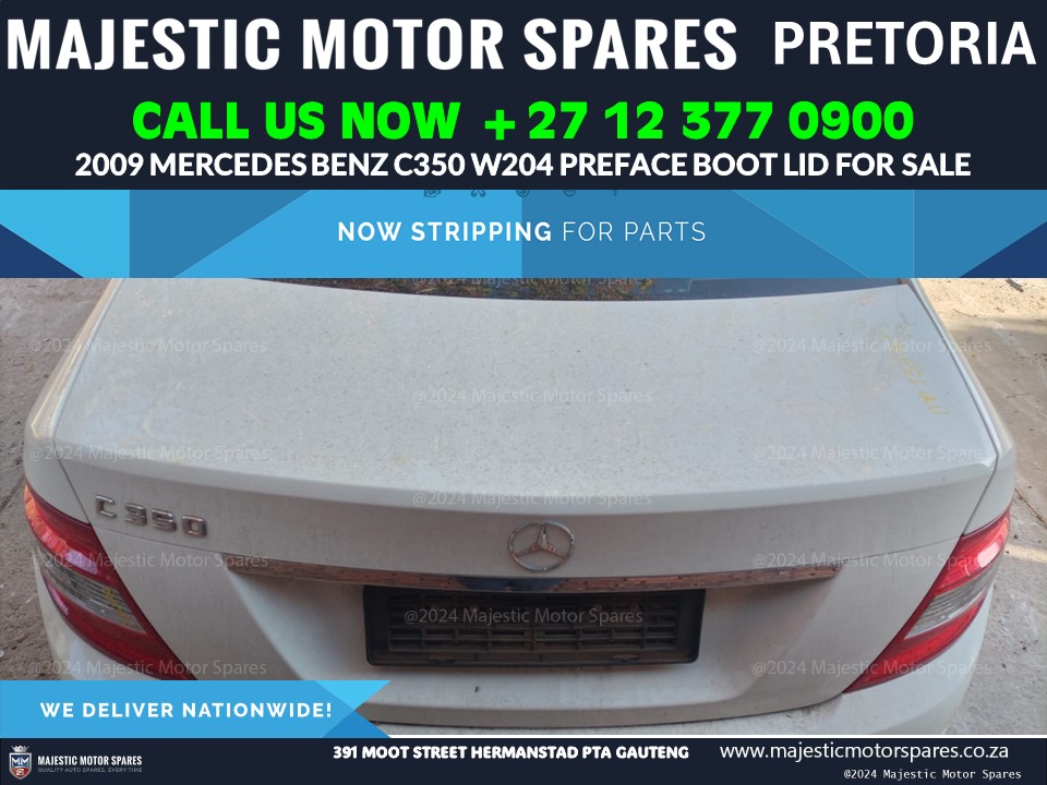For Sale: 2009 Mercedes Benz C350 W204 Preface White Boot Lid (Used) - Private Seller For Sale: 2009 Mercedes Benz C350 W204 Preface White Boot Lid (Used) - Private Seller