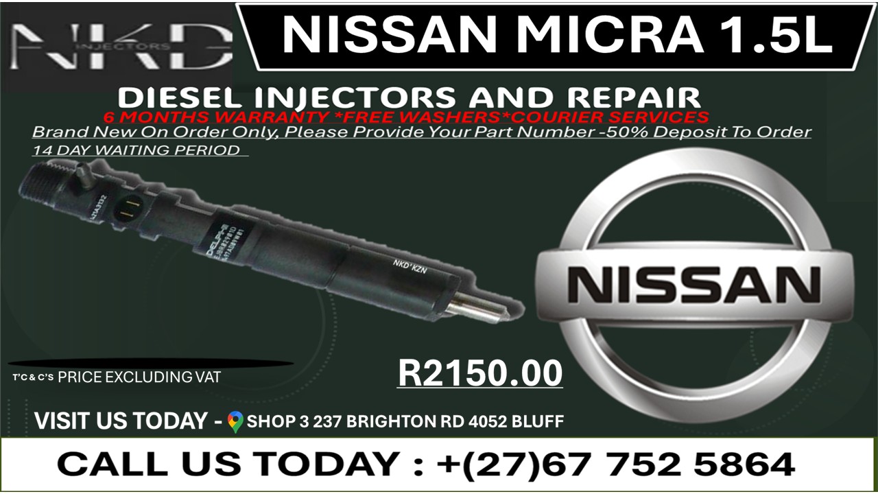 Nissan Micra 1.5L Diesel Injectors on Recondition - Private Seller Nissan Micra 1.5L Diesel Injectors on Recondition - Private Seller