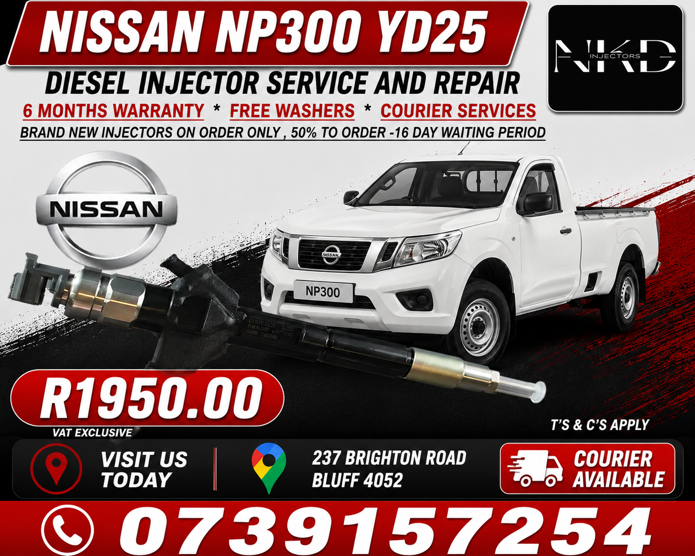 Nissan_NP300_YD25_Diesel_Injectors_On_Recondition - Private Seller Nissan_NP300_YD25_Diesel_Injectors_On_Recondition - Private Seller