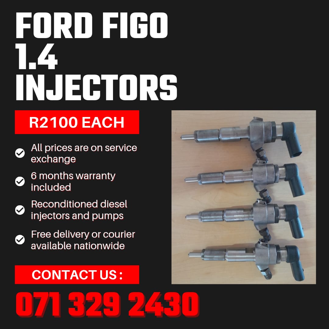 FORD FIGO 1.4 INJECTORS FOR SALE WITH WARRANTY - Private Seller FORD FIGO 1.4 INJECTORS FOR SALE WITH WARRANTY - Private Seller