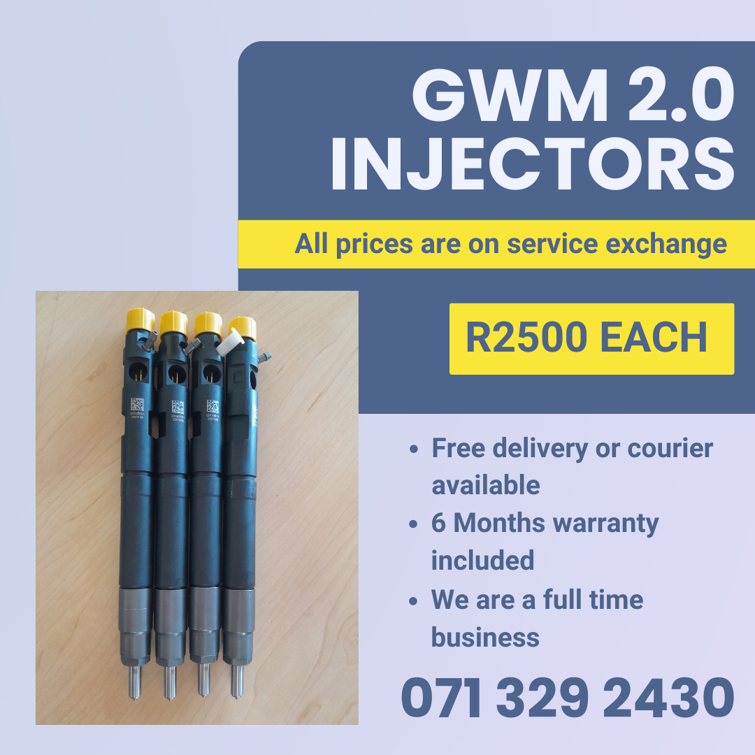 GWM 2.0 INJECTORS FOR SALE WITH WARRANTY - Private Seller GWM 2.0 INJECTORS FOR SALE WITH WARRANTY - Private Seller