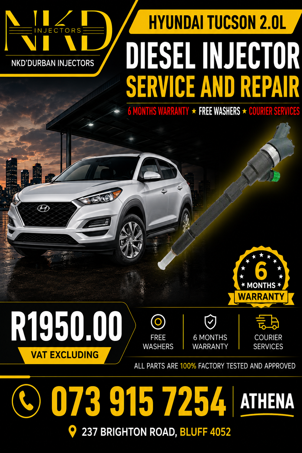 Recondition_Injectors_Hyundai_Tucson_2.0L - Private Seller Recondition_Injectors_Hyundai_Tucson_2.0L - Private Seller