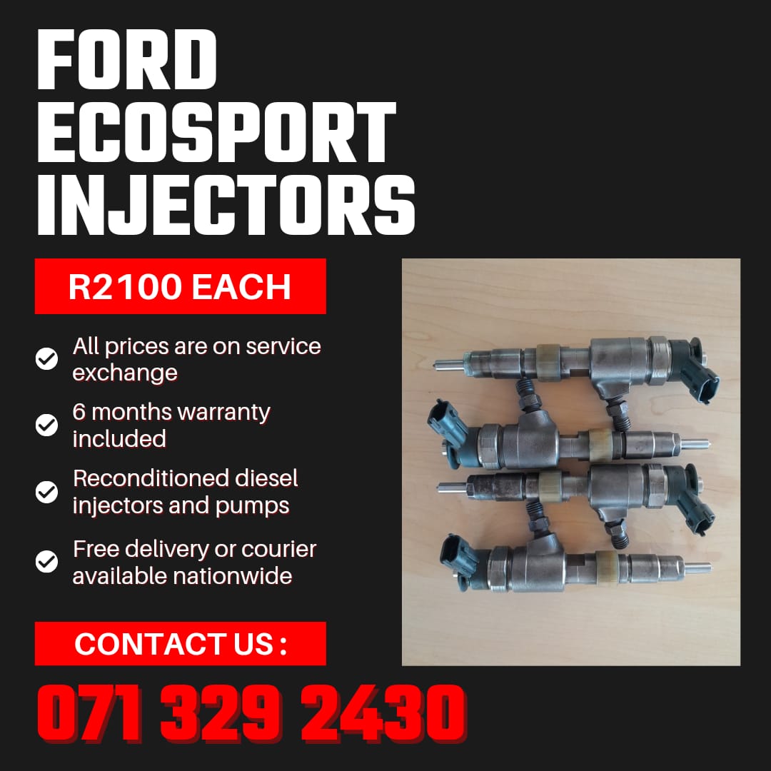 FORD ECOSPORT 1.5 INJECTORS FOR SALE WITH WARRANTY INCLUDED - Private Seller FORD ECOSPORT 1.5 INJECTORS FOR SALE WITH WARRANTY INCLUDED - Private Seller