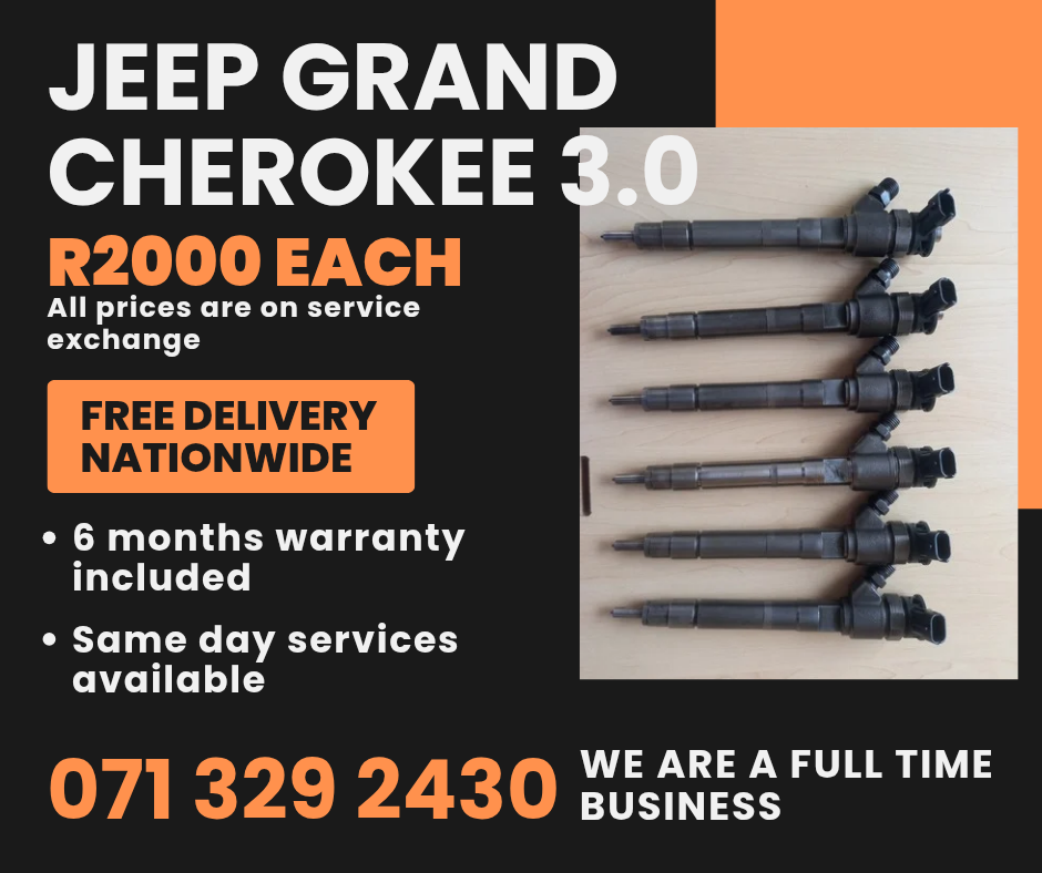 JEEP GRAND CHEROKEE 3.0 INJECTORS FOR SALE WITH WARRANTY - Private Seller