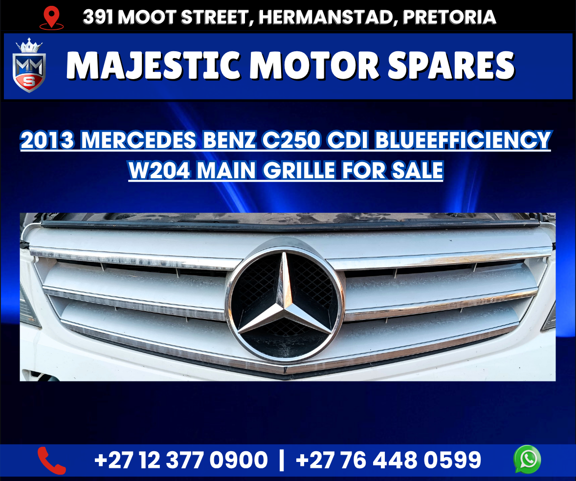 2013 Mercedes-Benz C250 CDI BlueEfficiency W204 Main Grille for Sale – Used - Private Seller 2013 Mercedes-Benz C250 CDI BlueEfficiency W204 Main Grille for Sale – Used - Private Seller